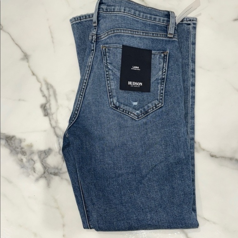 Hudson Lana Boyfriend Classic Blue Denim Jeans